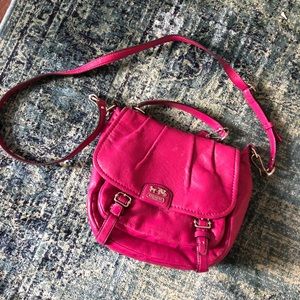 Magenta Coach purse